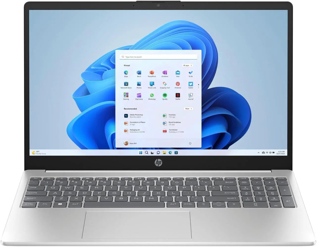 HP Windows Laptop 15.6" Touchscreen AMD Ryzen 7-7730U 16GB 512GB