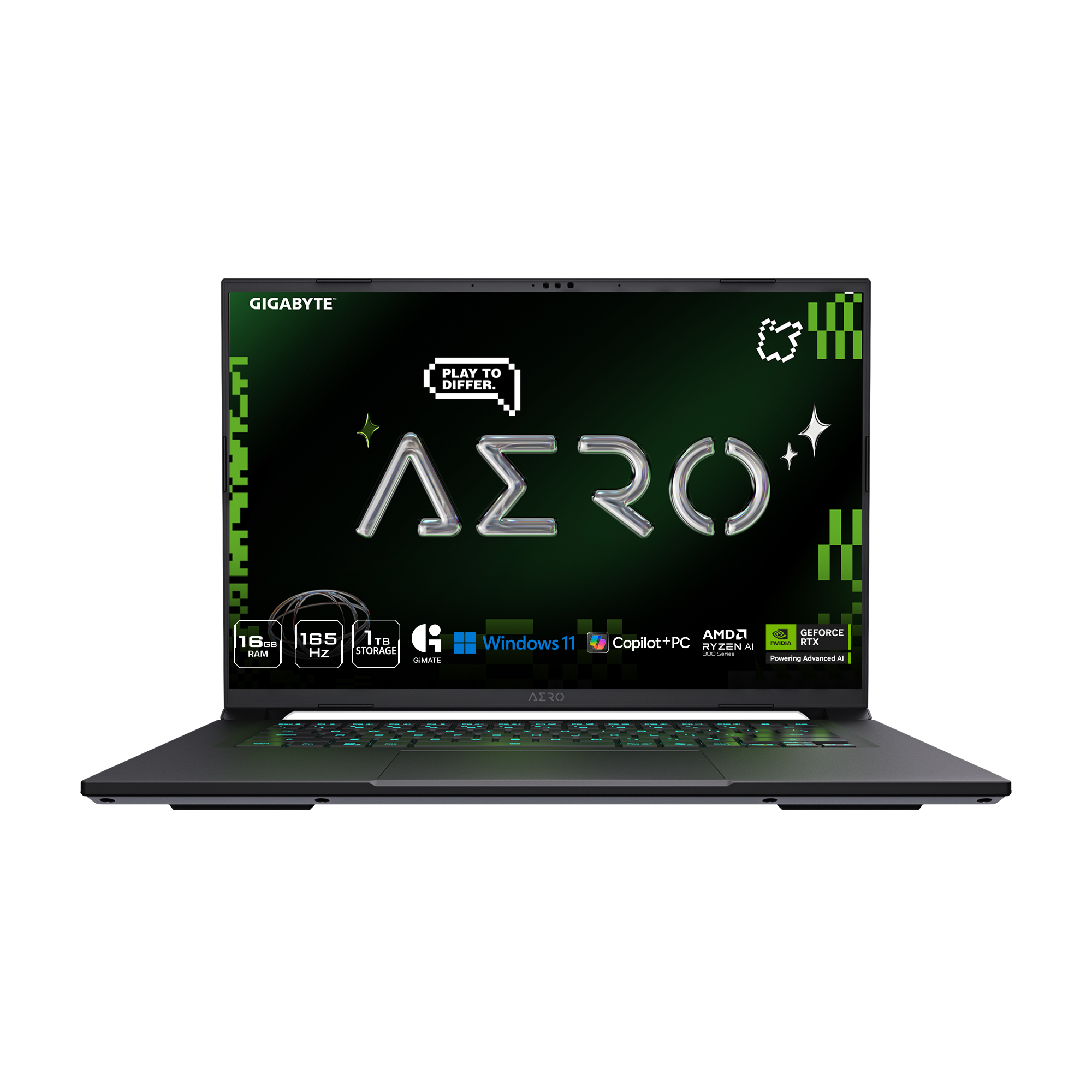 Gigabyte AERO X16 Copilot+16" Ryzen AI 7 350 RTX 5060 16GB 1TB Win11H