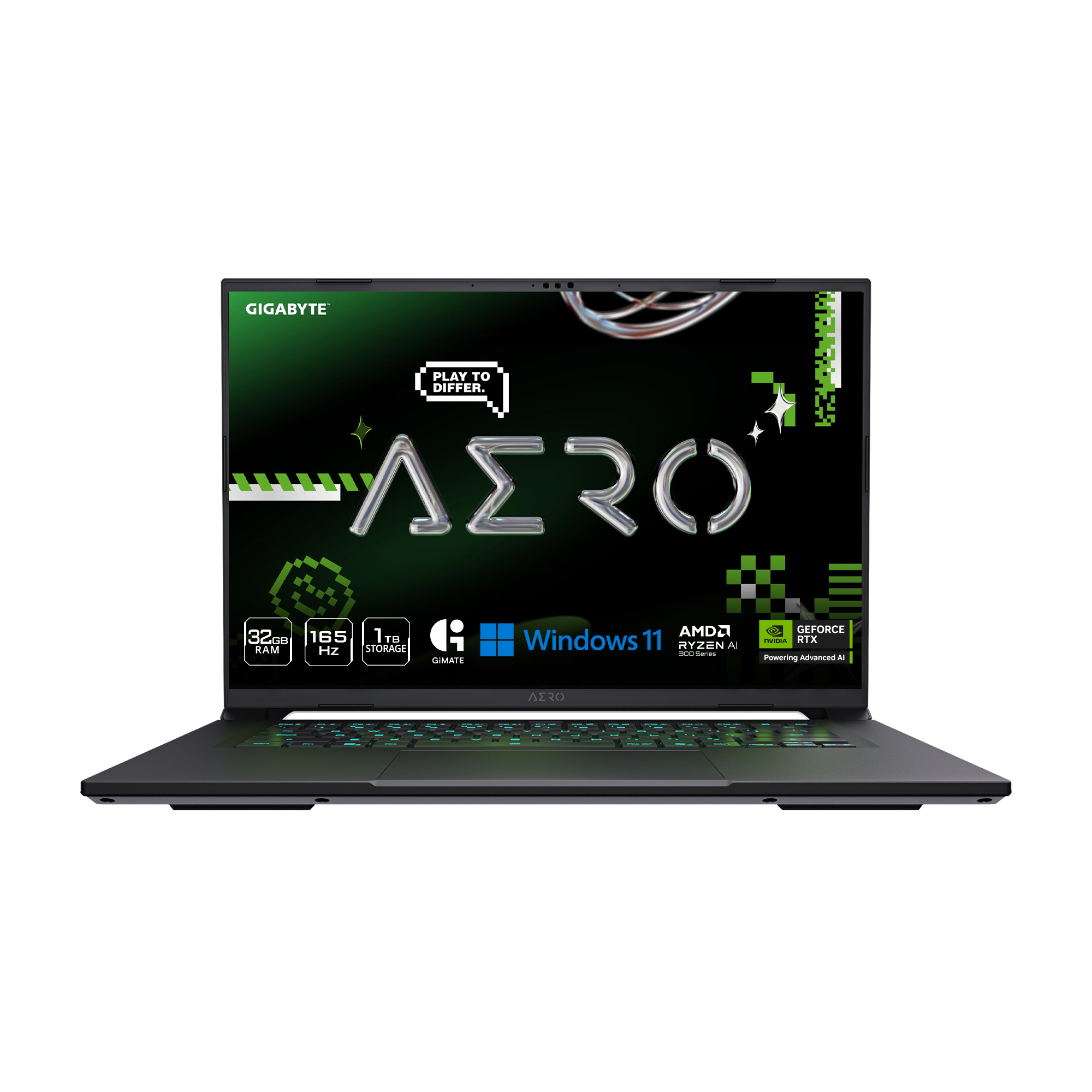 Gigabyte AERO X16 Copilot+ 16" Ryzen 7 AI 350 RTX 5070 32GB 1TB Win11H
