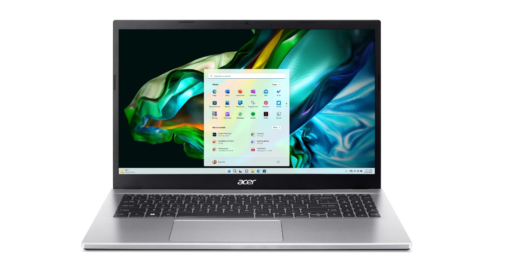 Acer Aspire 3 15,6 po Ryzen 7 5700U 32GB 1 To Win11H Remis à neuf