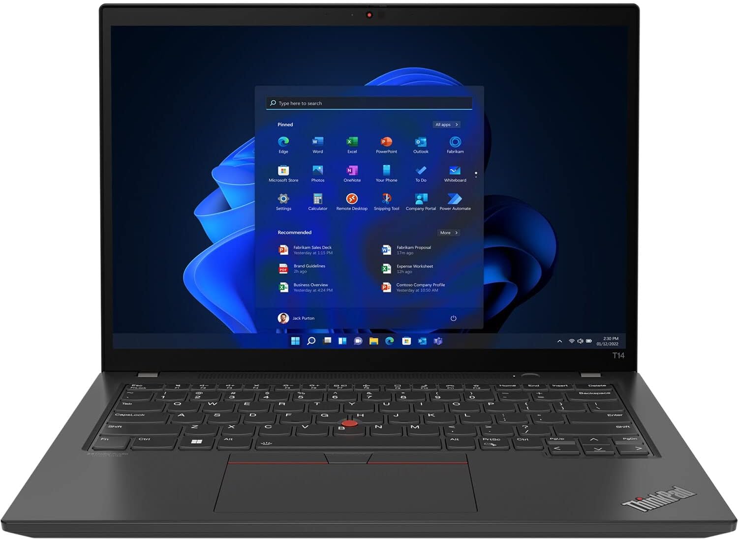Lenovo ThinkPad T14 Gen 3 14 po Intel i5-1245U 16Go 512Go Win11Pro