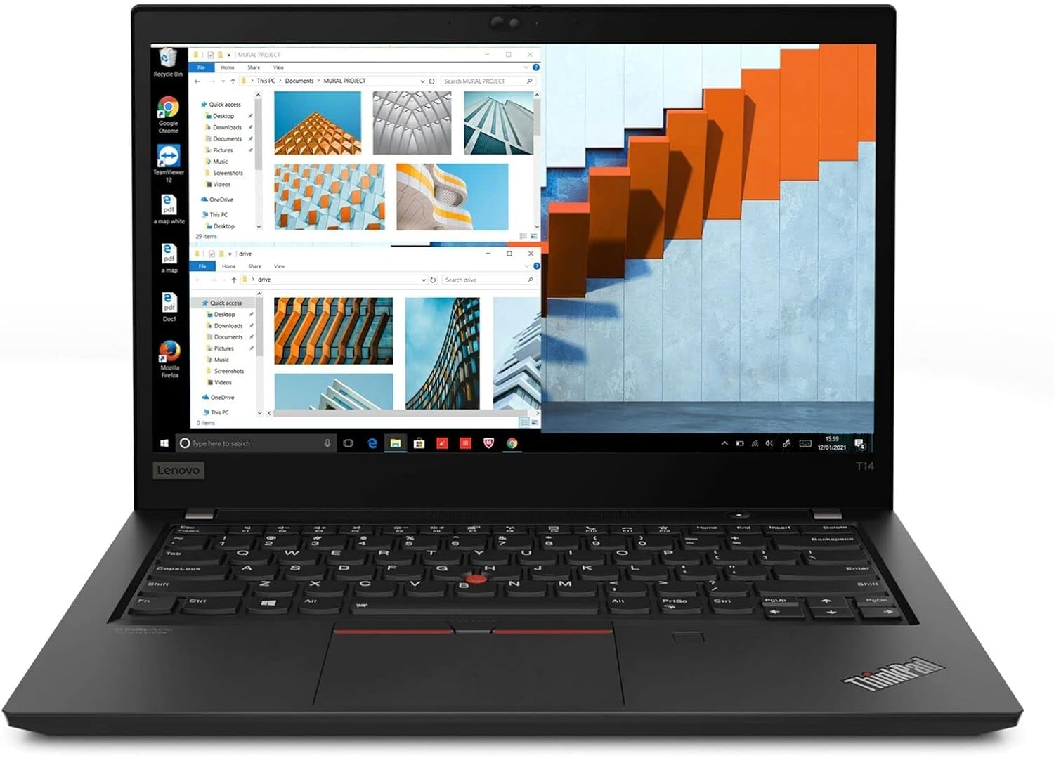 Lenovo T14 Gen 2 14po Intel i5-1145G7 16Go 256 Go Win11P renouvelé
