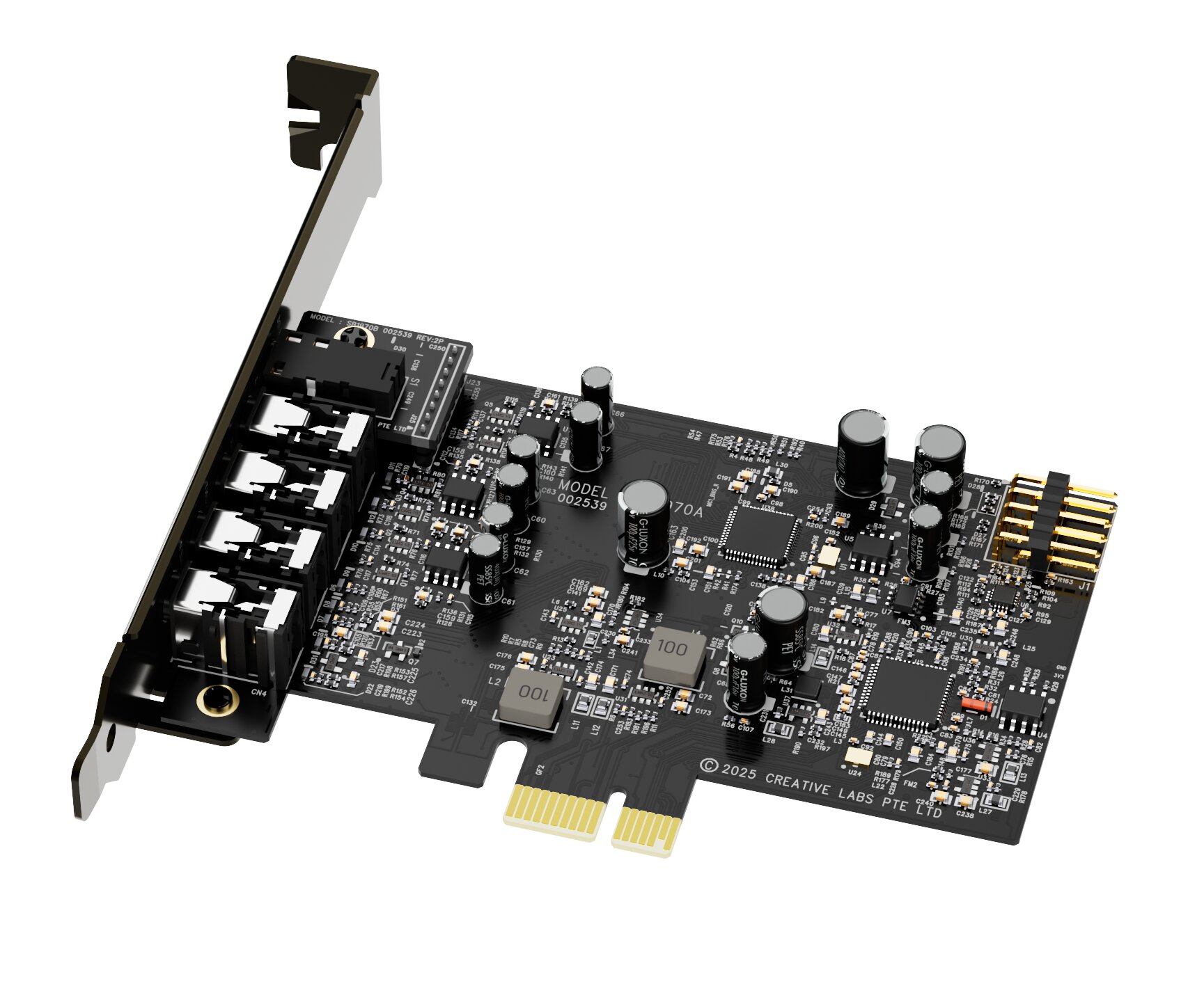 Carte son Creative Sound Blaster Audigy FX Pro haute résolution 7.1 PCI-e