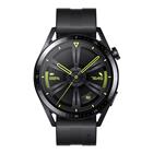 HUAWEI Smartwatch - GT 3 46mm Active, Black Fluoroelastomer Strap, 2-week Battery, Bluetooth Calling