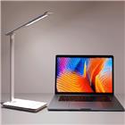 ICAN LED Desk Lamp (48 LED) with Wireless charge | Smart Touch Control Pad, Aluminum Frame, | Includes USB power adapter, (WQC019) (White)