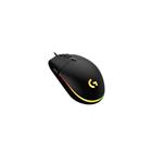 LOGITECH G203 Gaming Mouse - Cable - Black - 1 Pack - USB - 8000 dpi - 6 Button(s)