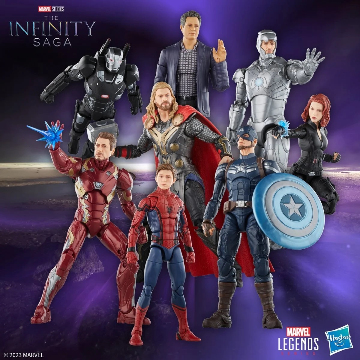 Avengers: Infinity Saga Marvel Legends 6-Inch Action Figures Wave 1 Case of 8