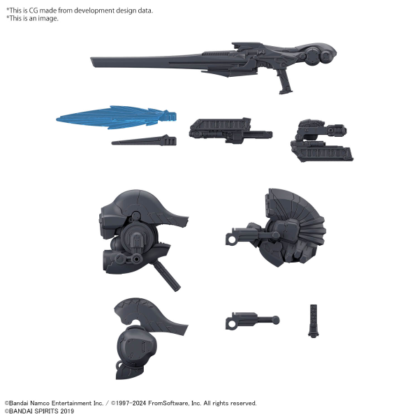 BANDAI 30 Minutes Missions x Armored Core VI Option Parts Set Weapon Set 01 "Armored Core VI Fires of Rubicon" Kit de modéli...