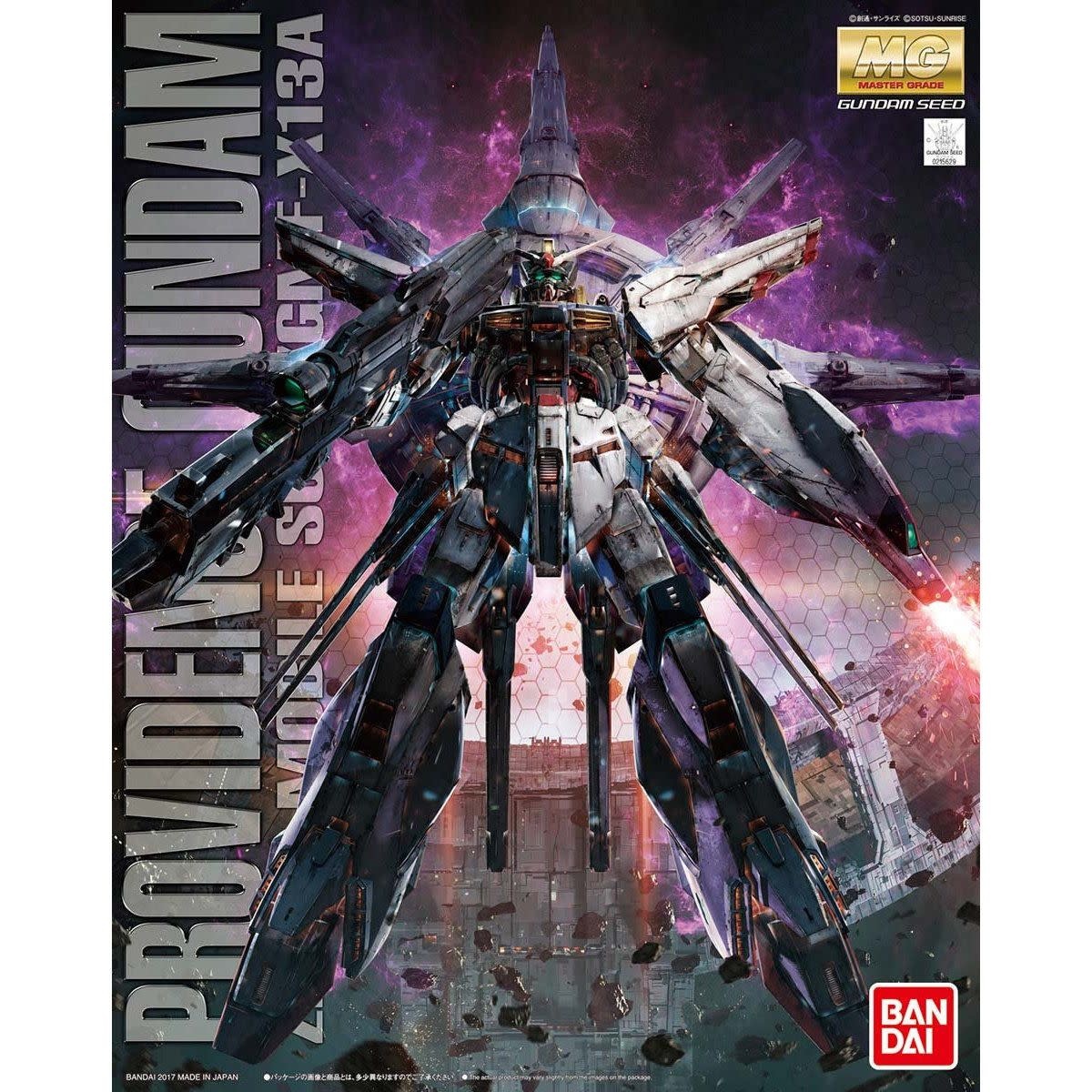 BANDAI Spirits Hobby MG 1/100 Providence Gundam 'Gundam SEED' Kit de modélisation