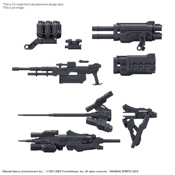 BANDAI 30MM x Armored Core VI Option Parts Set Weapon Set 02 "Armored Core VI Fires of Rubicon" Model kit