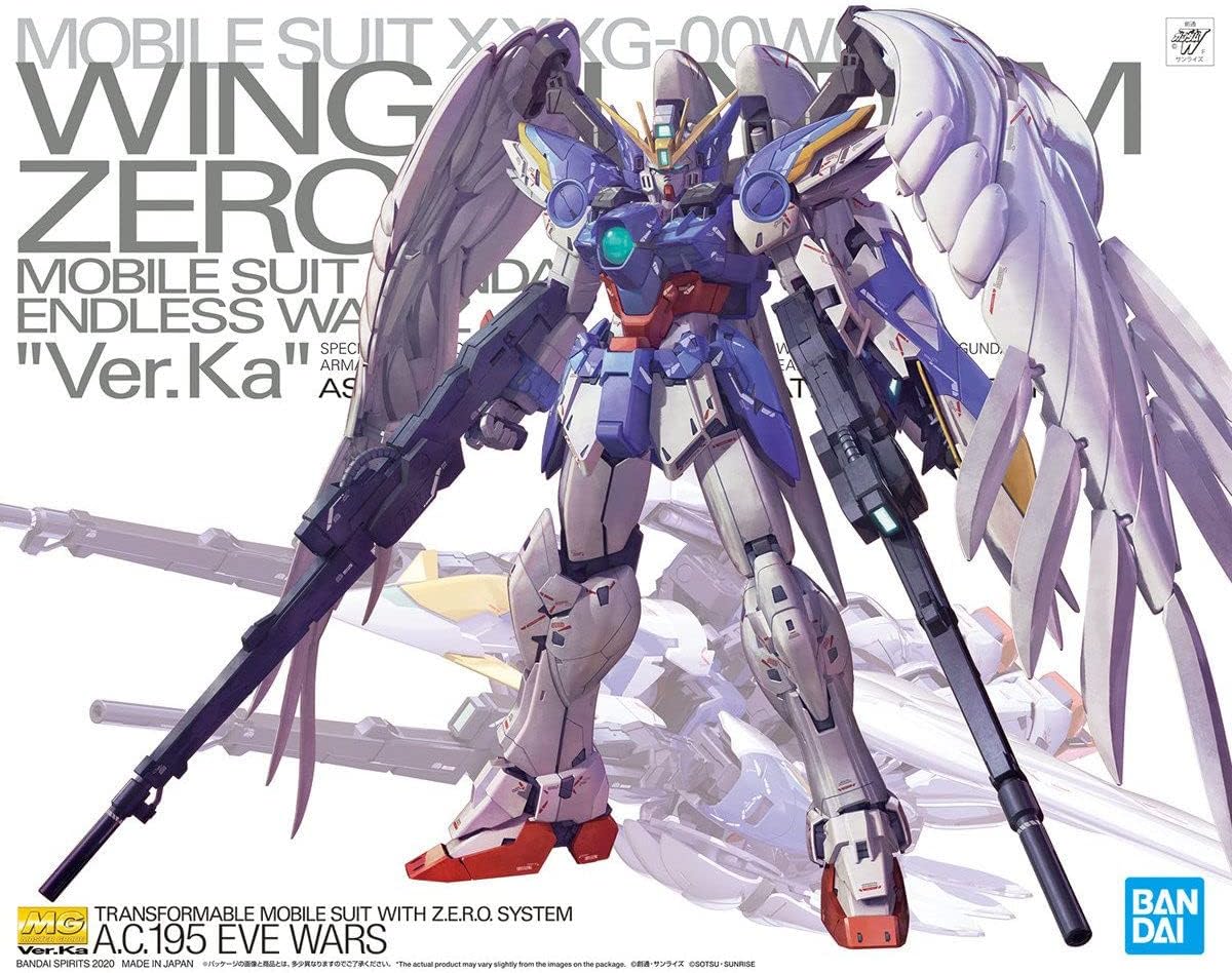 BANDAI Hobby MG 1/100 Wing Gundam Zero (EW) Ver.Ka 'Gundam W: Endless Waltz'  Kit de modélisation
