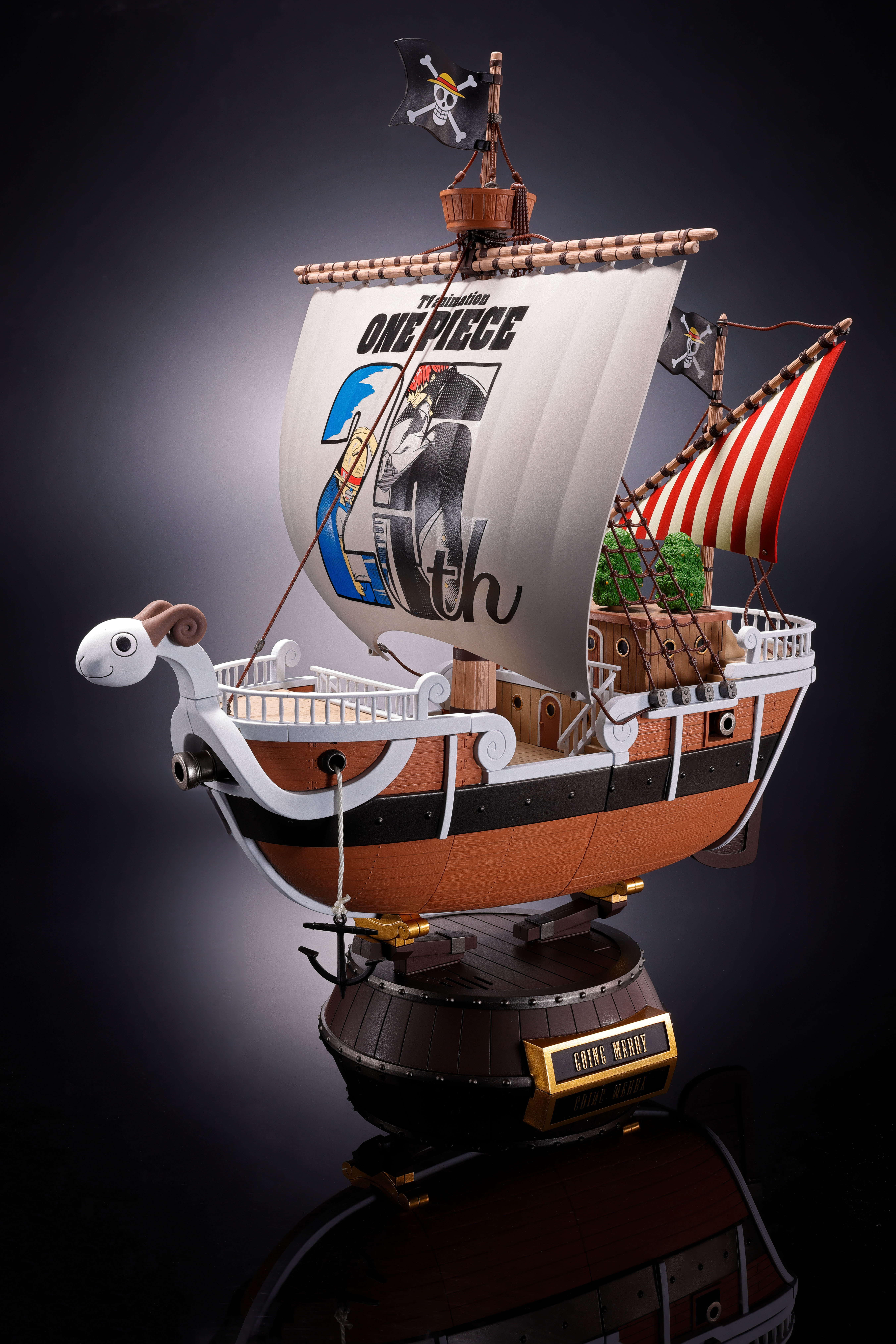 BANDAI Tamashii Soul of Chogokin Going Merry -One Piece Animation 25th Anniversary Memorial Edition- "One Piece" Ship Action Fi
