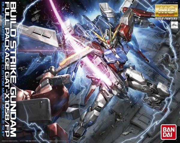 BANDAI Hobby MG 1/100 Build Strike Gundam Full Package "Gundam Build Fighters" Kit de modélisation