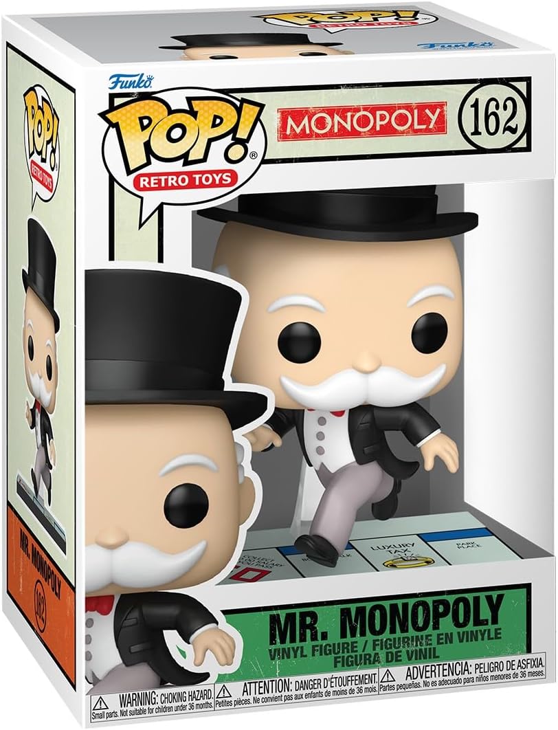 FUNKO E7:E71POPVinyle : Monopoly - Mr Monopoly (Pass Go)
