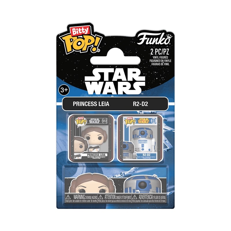 FUNKO Bitty POP: Star Wars 2pk- Leia & R2D2
