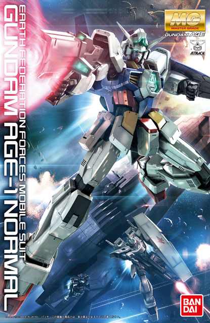 BANDAI Hobby MG 1/100 Gundam AGE-1 Normal "Gundam AGE" Kit de modélisation