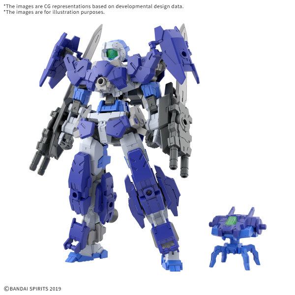 BANDAI Hobby 30MM 1/144 eEXM-17FA FULL ARMOR ALTO Kit de modélisation