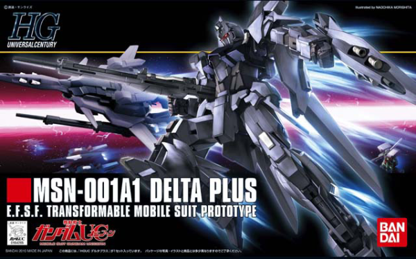 BANDAI Hobby HGUC 1/144 #115 Delta Plus 'Gundam UC ' Kit de modélisation