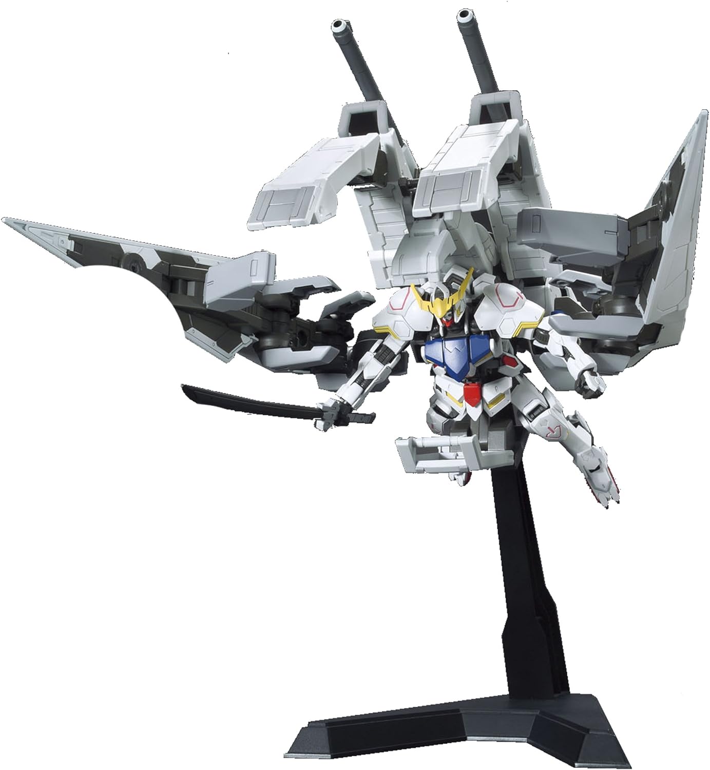 BANDAI Hobby HG IBO #07 1/144 Gundam Barbatos & Long Distance Transport Booster Kutan Type-III Model Kit