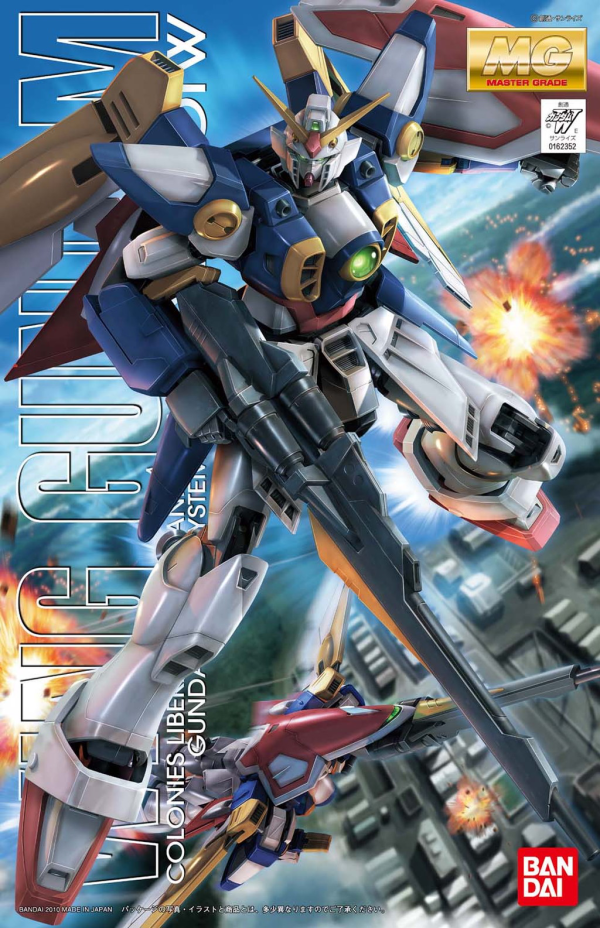 BANDAI Hobby MG 1/100 Wing Gundam (TV) 'Gundam Wing' Kit de modélisation