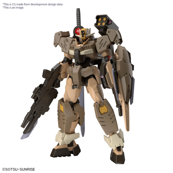 BANDAI Hobby HGBM 1/144 Gundam 00 Command Qan[T] Desert Type "Gundam Build Metaverse" Kit de modélisation