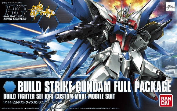 BANDAI Hobby HGBF 1/144 #01 Build Strike Gundam Full Package 'Gundam Build Fighters' Kit de modélisation