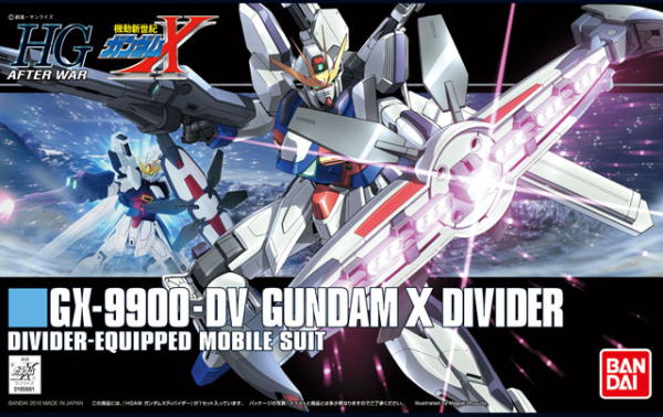 BANDAI Hobby HGAW 1/144 #118 Gundam X D.V. X Divider 'Gundam X' Kit de modélisation