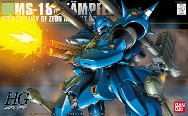 BANDAI Hobby HGUC 1/144 #89 MS-18E Kampfer "Gundam 0080" Model Kit
