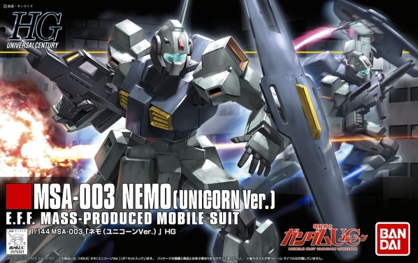 BANDAI HOBBY HGUC 1/144 #140 Nemo (Unicorn Ver)