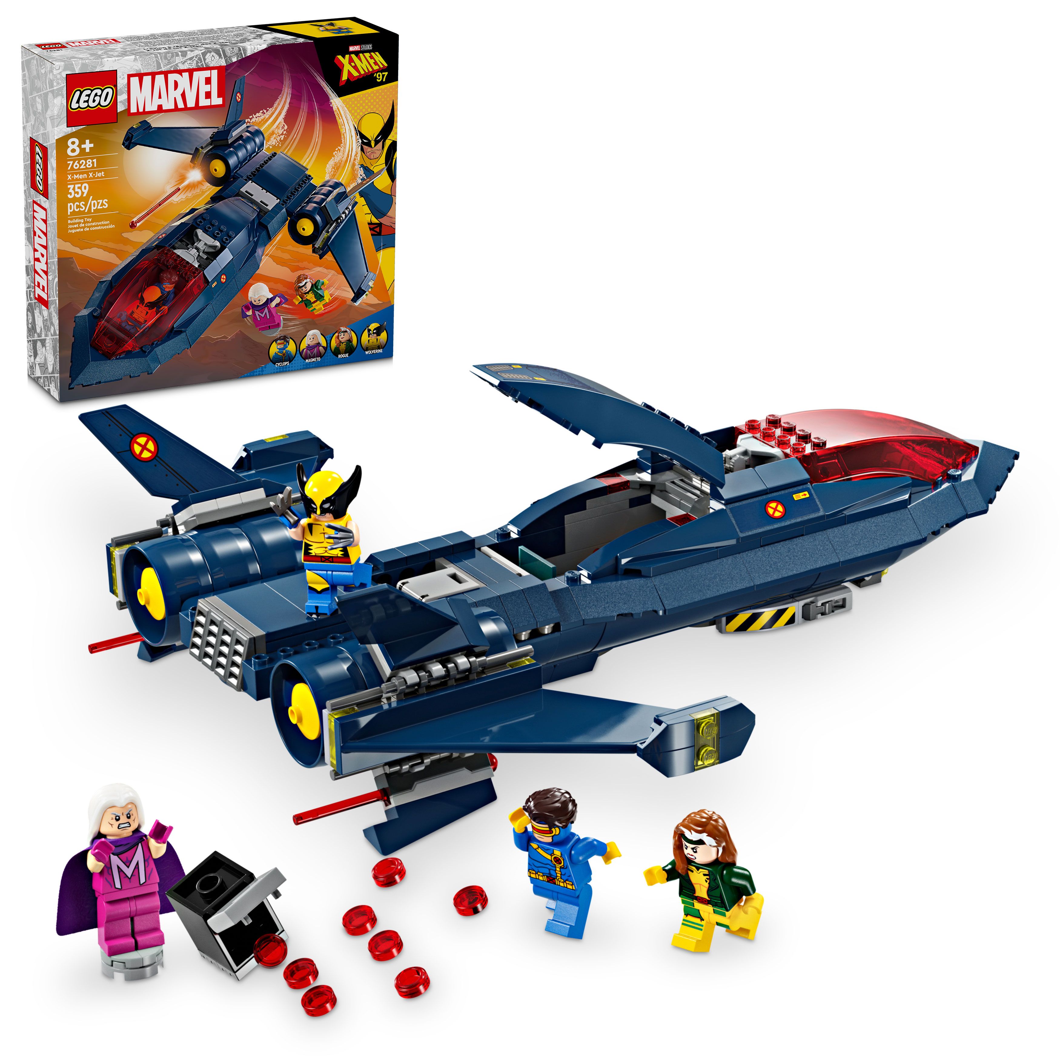 LEGO Marvel L’avion à réaction des X-Men Jouet à construire 76281