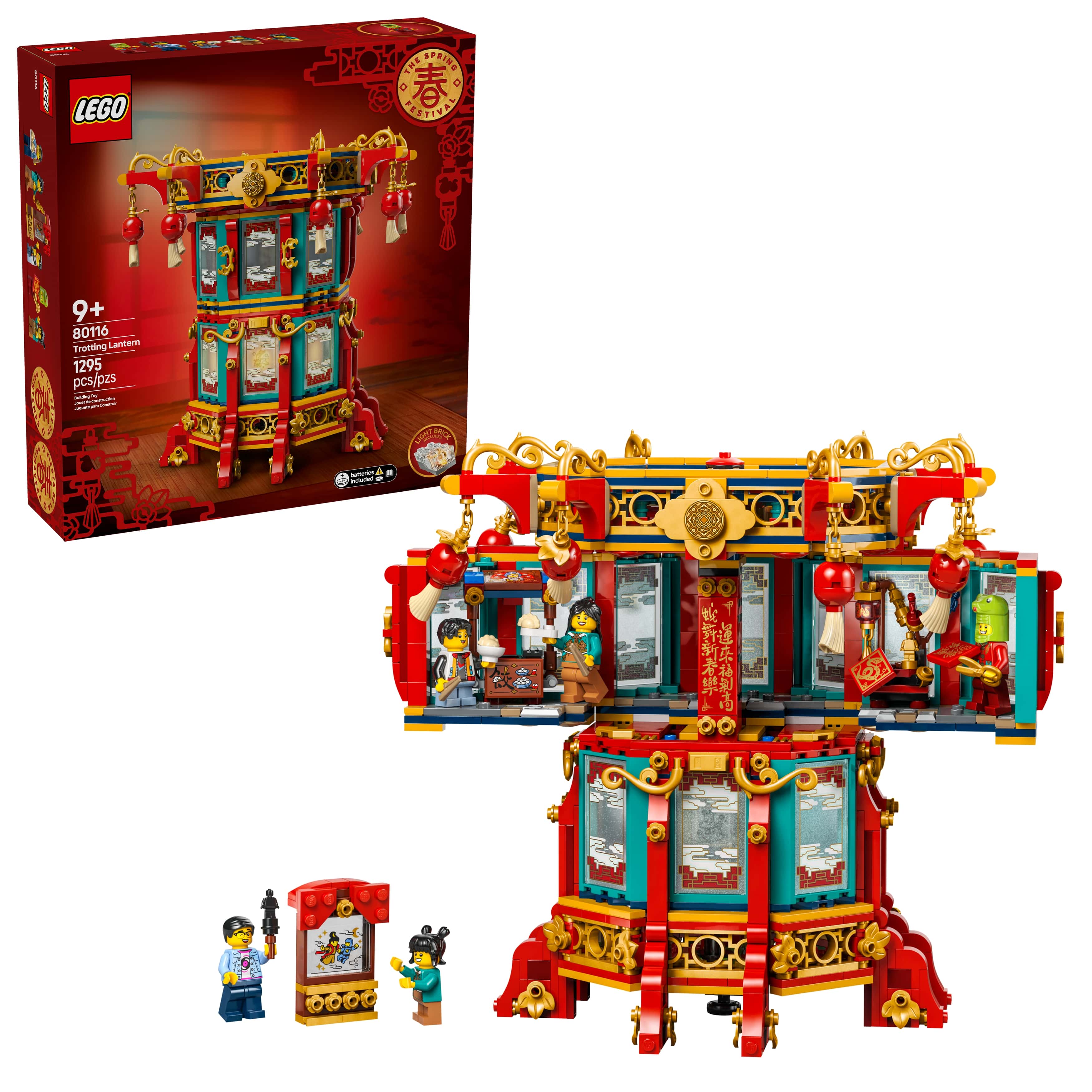 LEGO Spring Festival Trotting Lantern Building Toy 80116
