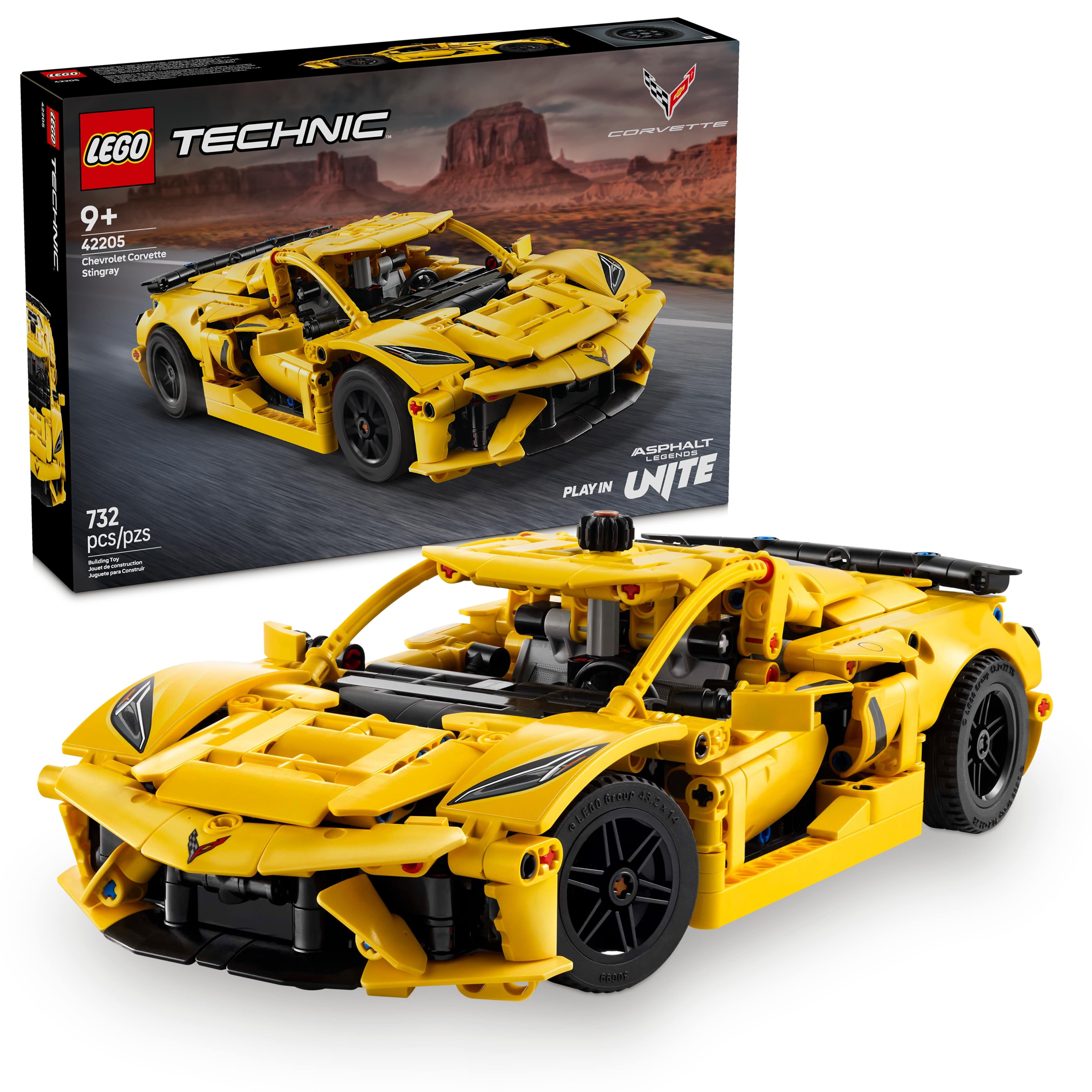 LEGO Technic Chevrolet Corvette Stingray Toy Car Model Building Kit 42