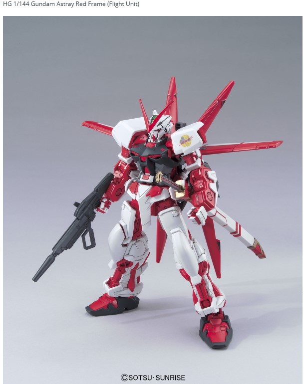 Bandai Hobby HG 1/144 Gundam Astray Red Frame (unité de vol)