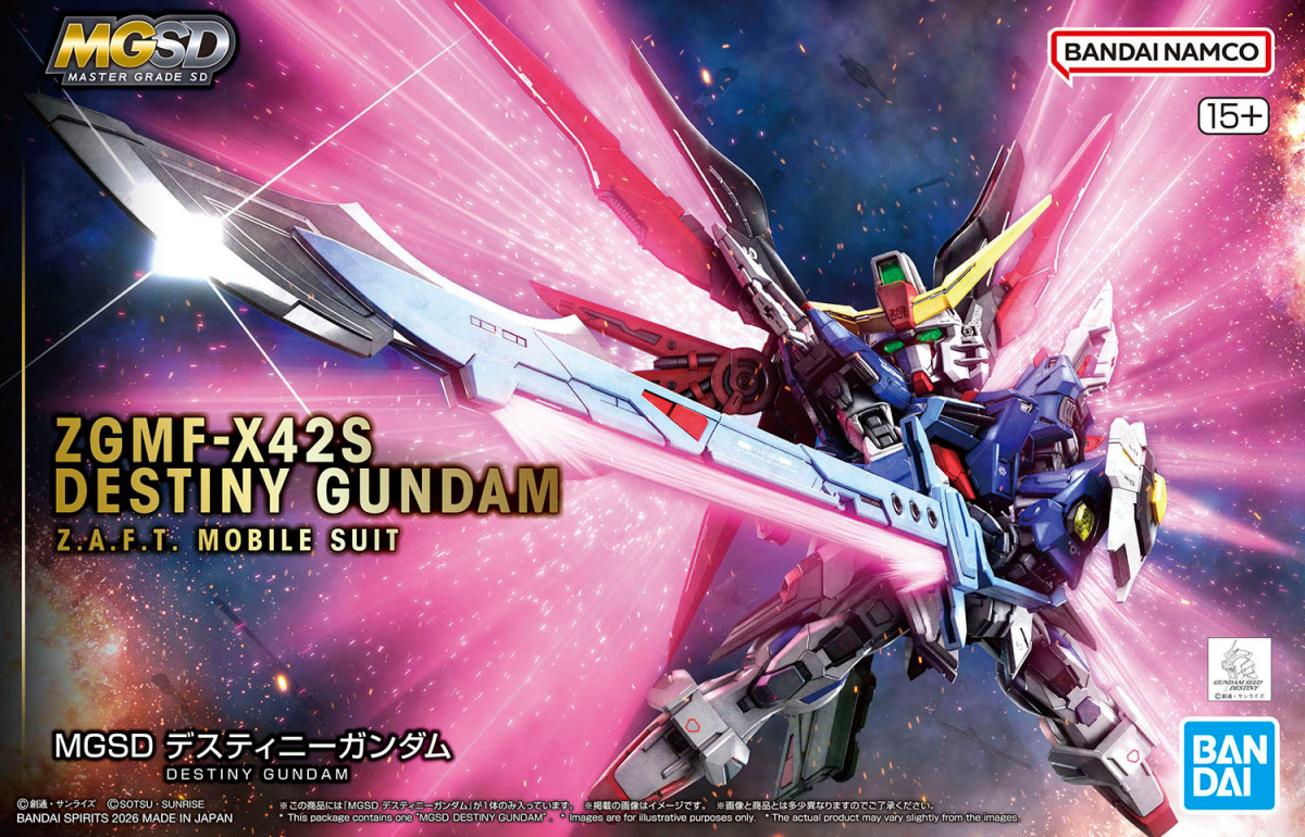 BANDAI Hobby MGSD DESTINY GUNDAM Model Kit