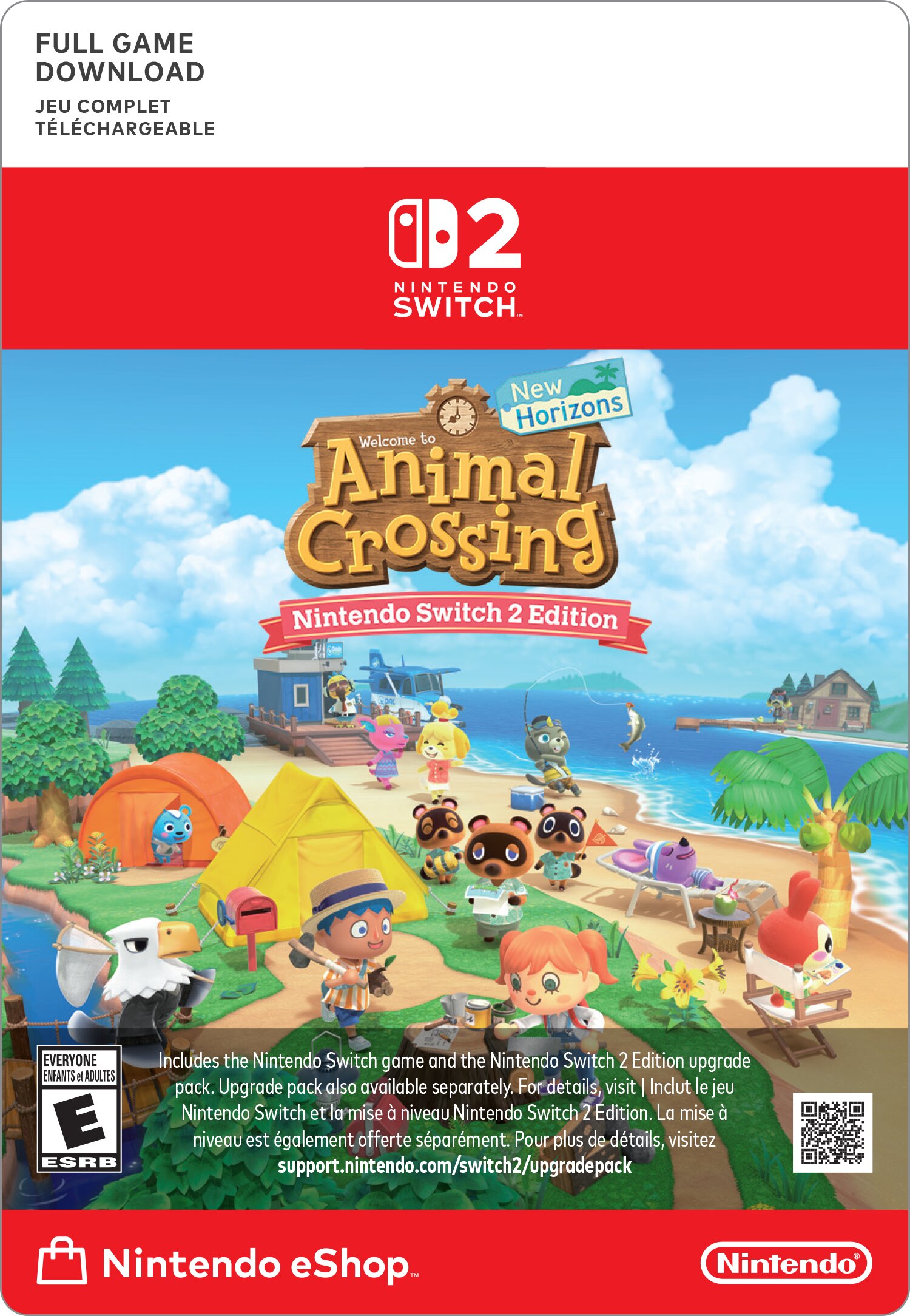 Animal Crossing: New Horizons – Nintendo Switch 2 Edition [Digital Code]