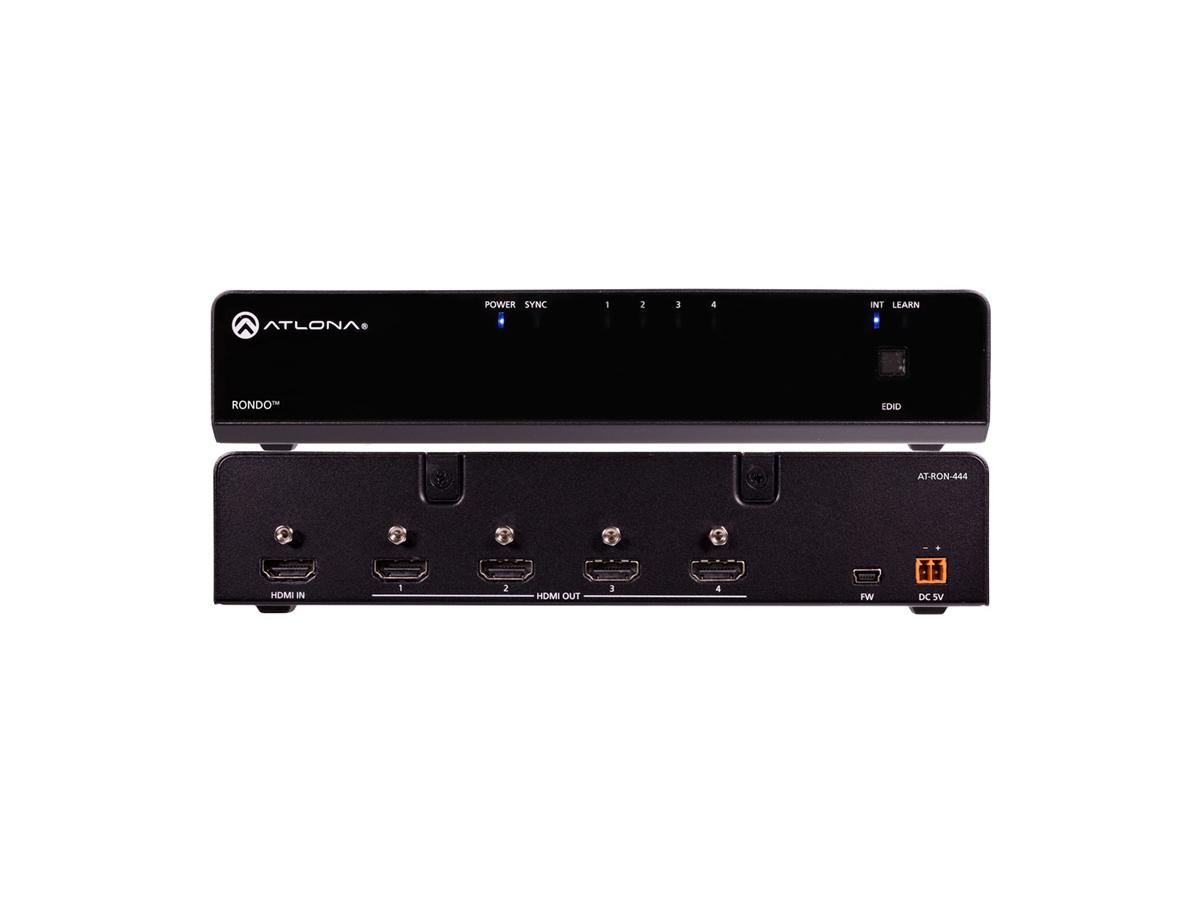 AMPLIFICATEUR DE DISTRIBUTION HDMI 1X4 À DÉBIT DE DONNÉES ULTRA ÉLEVÉ ATLONA