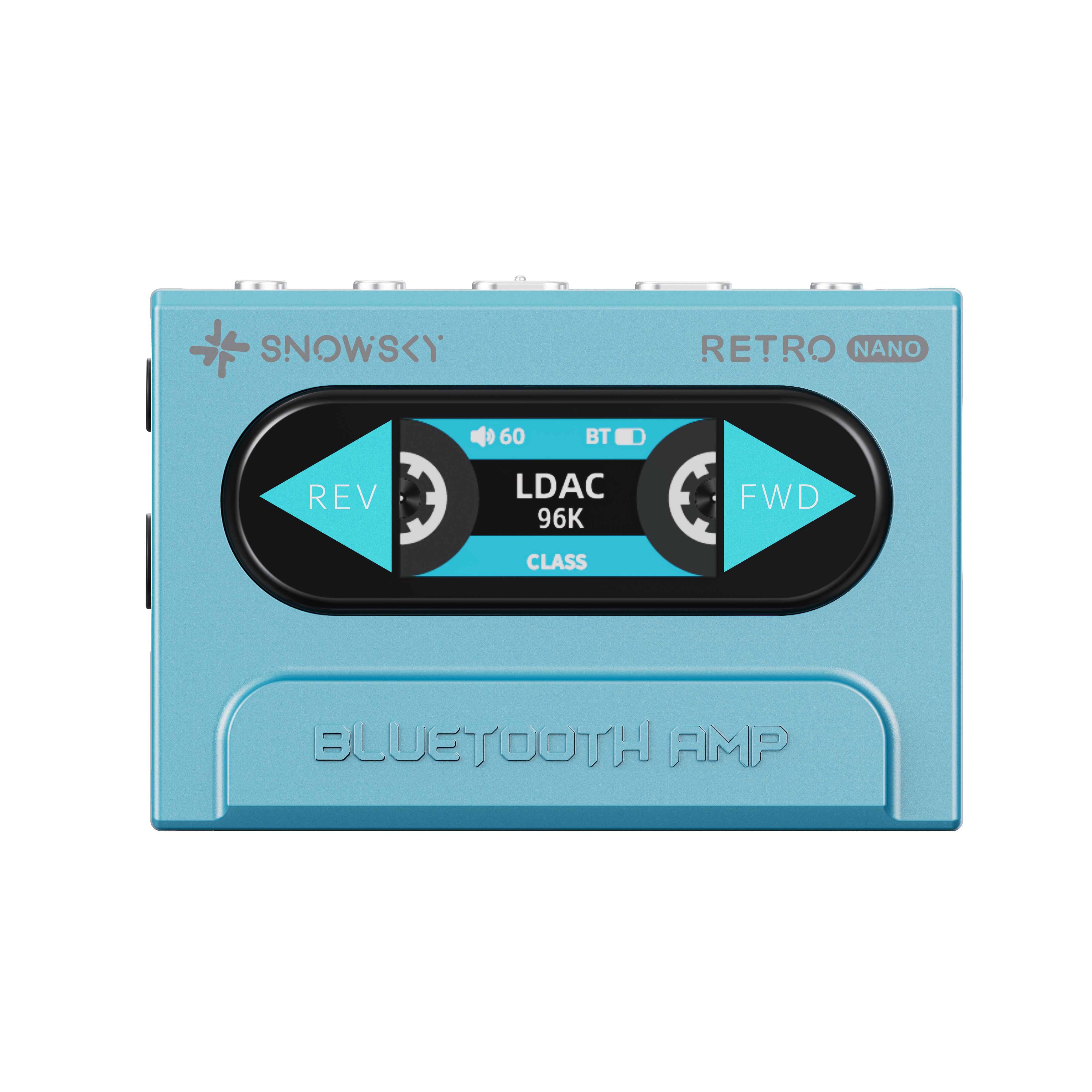 FIIO SNOWSKY Retro Nano DAC Bluetooth et amplificateur casque, Bleu
