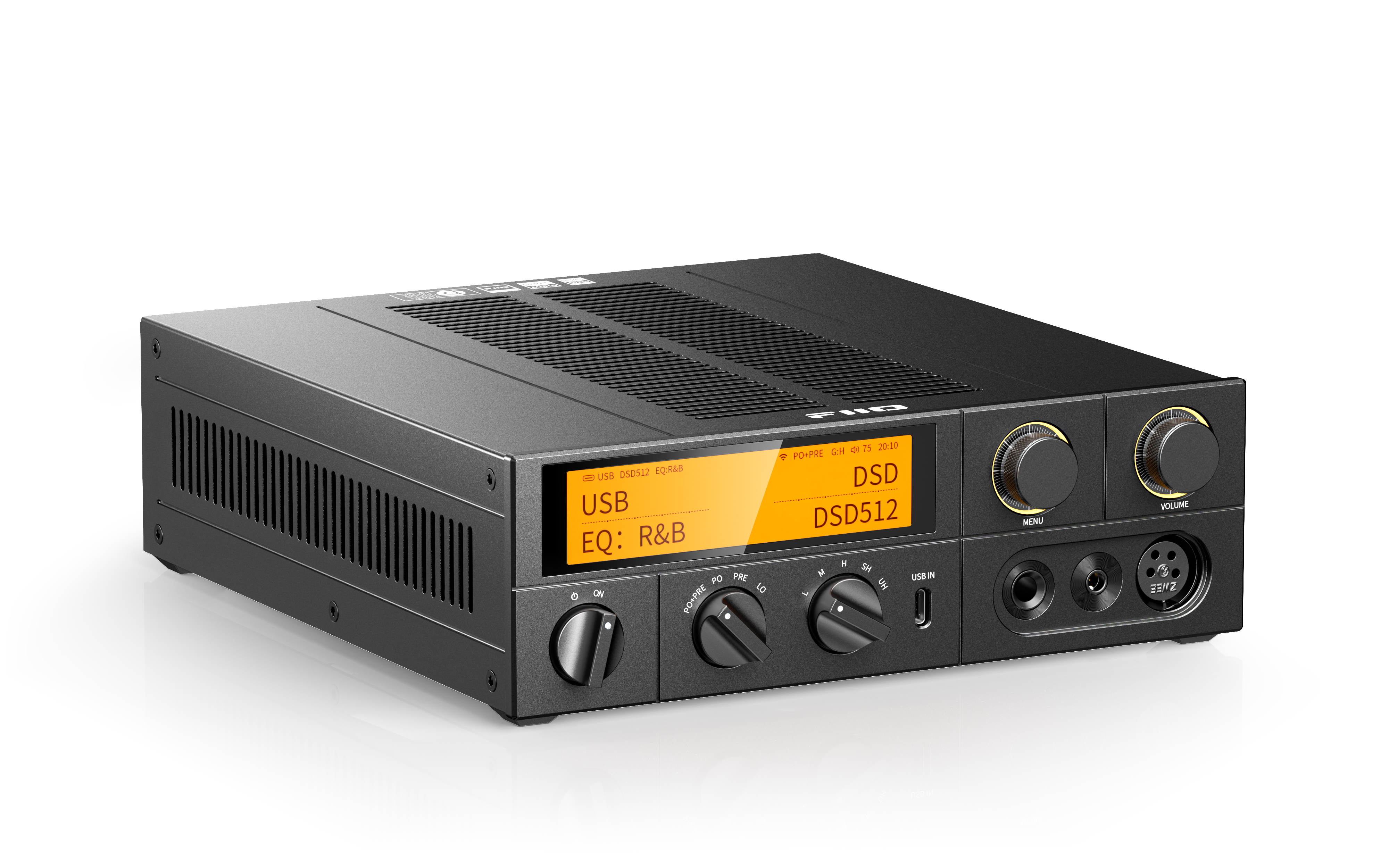 FIIO K17 Desktop DAC & Headphone Amplifier, Black