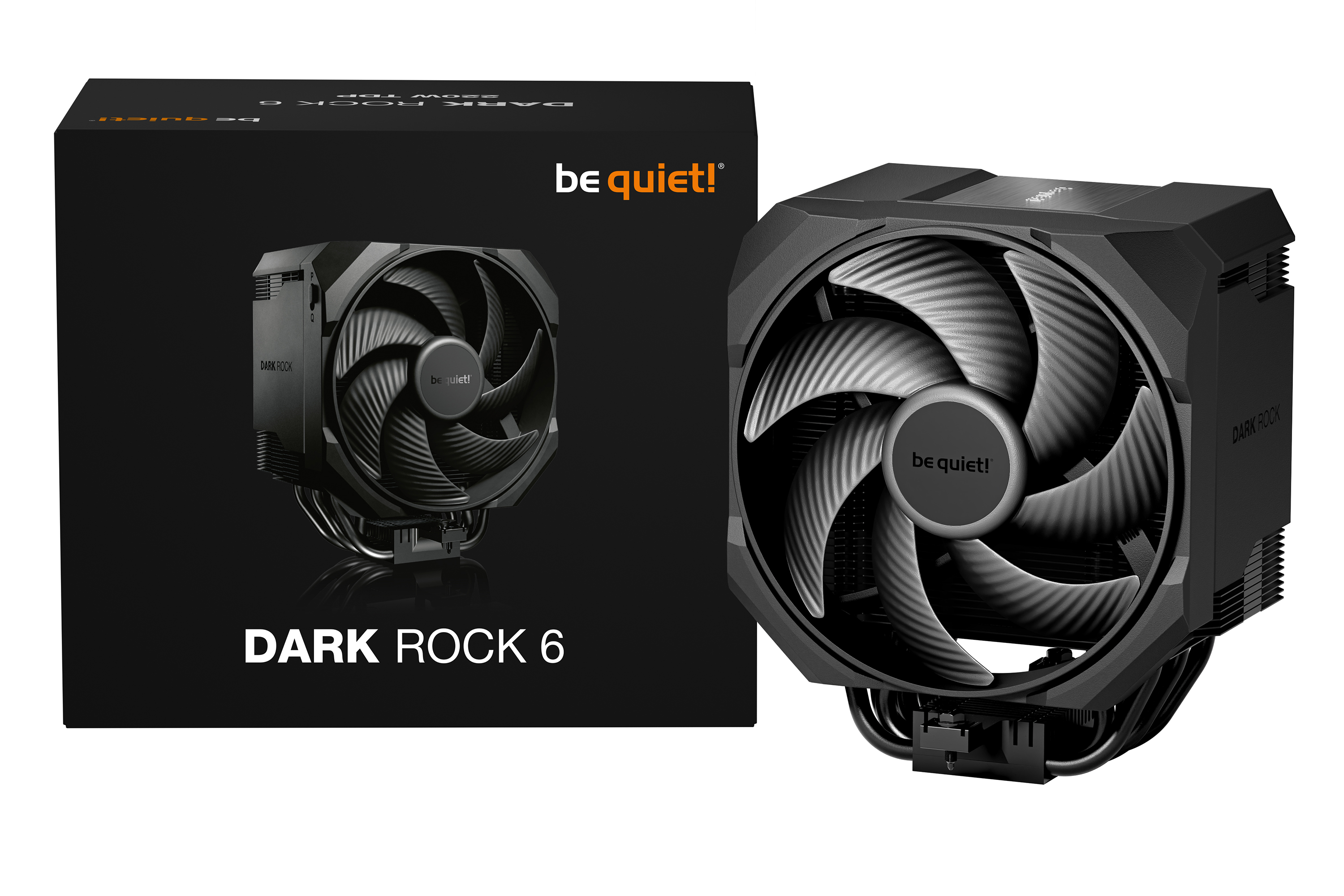 be quiet! DARK ROCK 6 Refroidisseur d'air pour processeur Noir(Open Box)