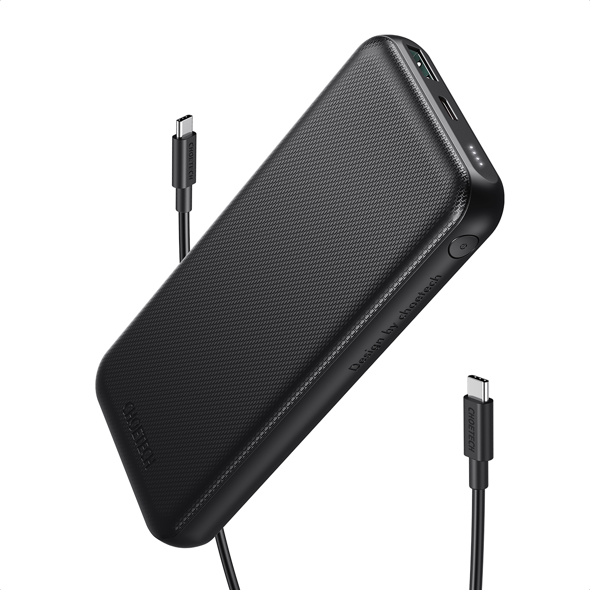 Choetech 10000mAh PD + QC 18W Power Bank, 50cm USB-C to USB-C Cable