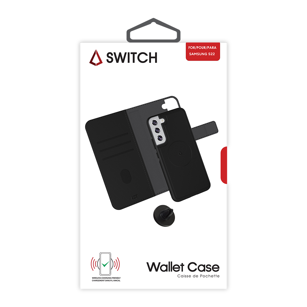 PORTEFEUILLE À COMMUTATEUR 3 EN 1 LBT POUR SAMSUNG GALAXY S22(Open Box)