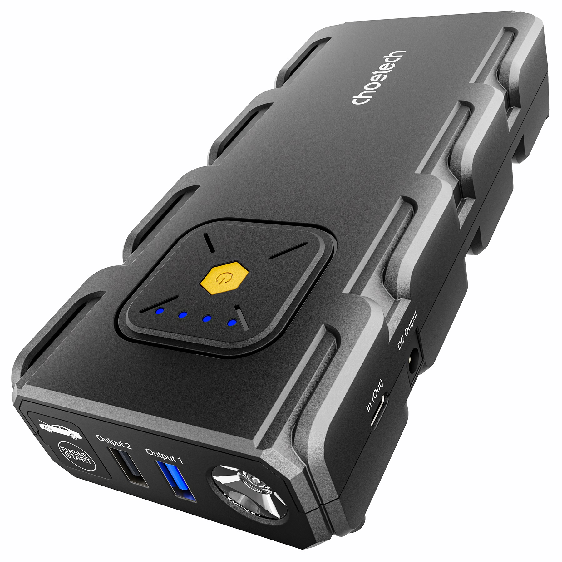 Choetech Car Jump Starter And Power Bank, Black
