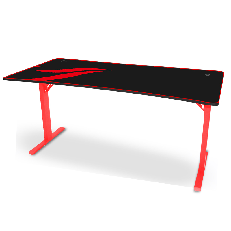 iCAN ARS-1R Modern Computer Desk with mat, Red -160*80*75cm(Open Box)