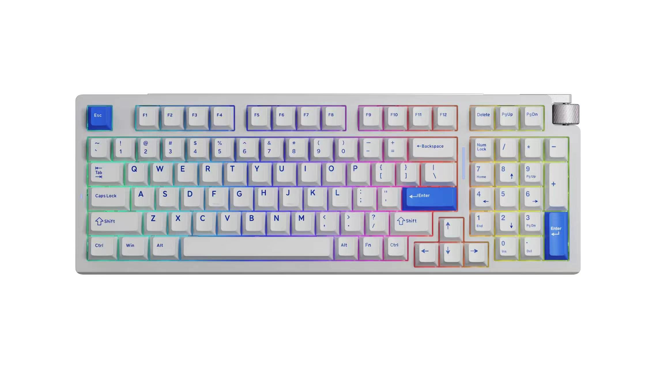 DAREU COOL 98 Ocean Blue Tri-mode 98% RGB Gaming Keyboard(Open Box)