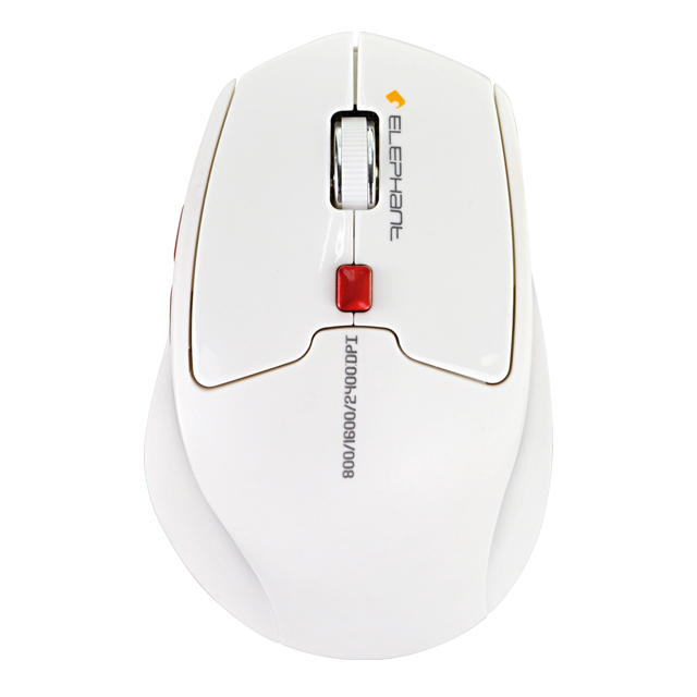 Souris sans fil rechargeable Elephant（ELE-M523 Blanche)(Open Box)