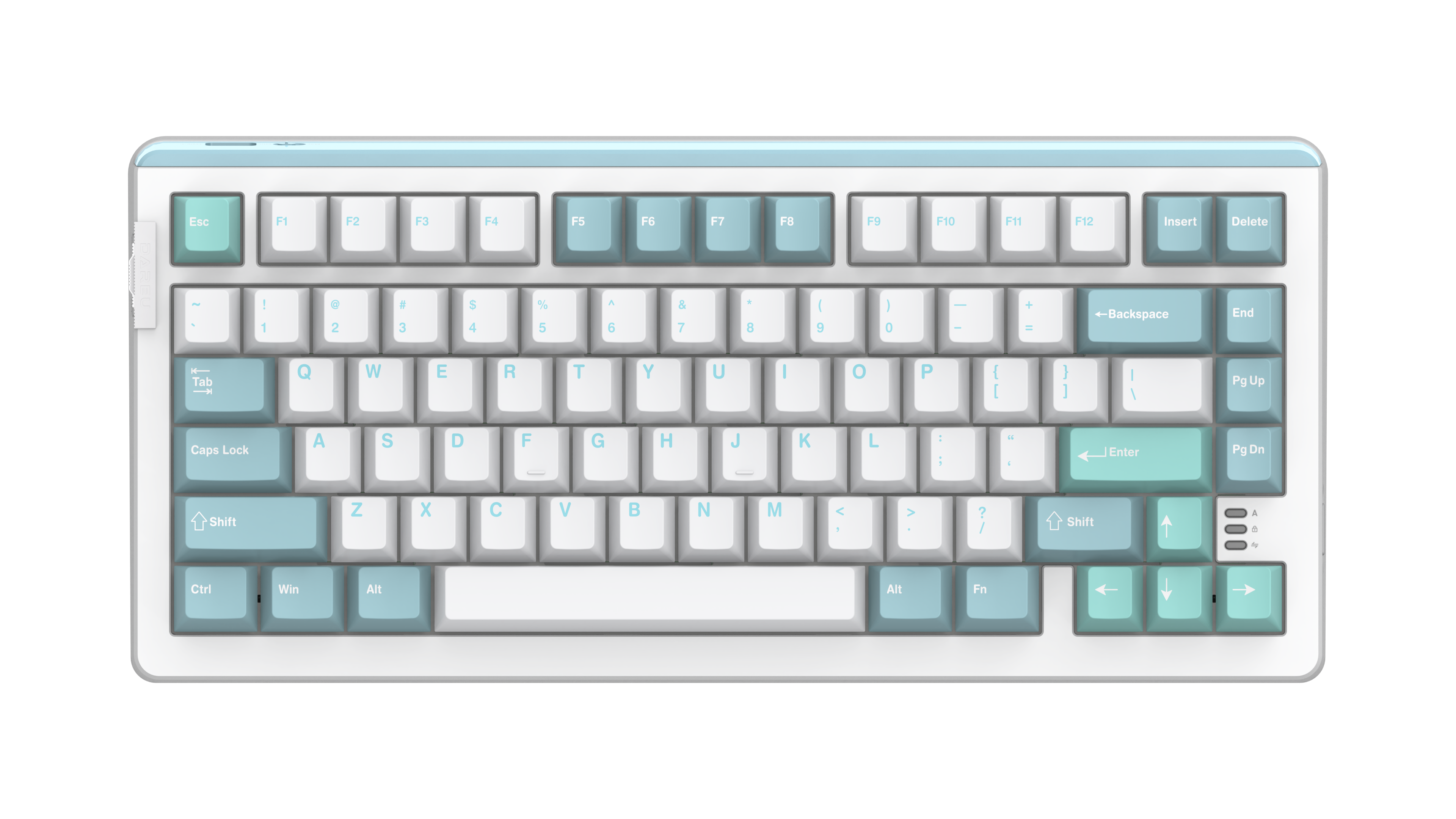 DAREU A81 Pro Tri-mode 2.4G Wireless/Bluetooth Gasket Structure Hot Swappable RGB Mechanical Keyboard Violet Gold Pro Custom...