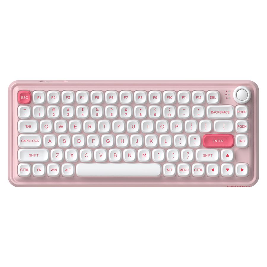 DAREU Z82 Clavier Mécanique sans fil/Bluetooth 2,4 GHz à trois modes, Interrupteurs Linéaires Silencieux Personnalisés, Mole...