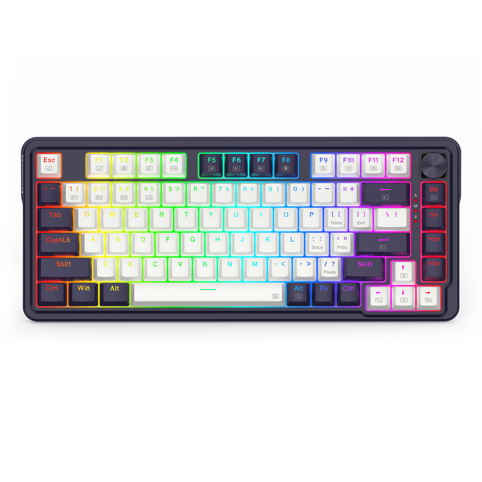 Clavier de jeu mécanique monté sur joint Redragon K673WB PRO avec commutateur rouge(Open Box)