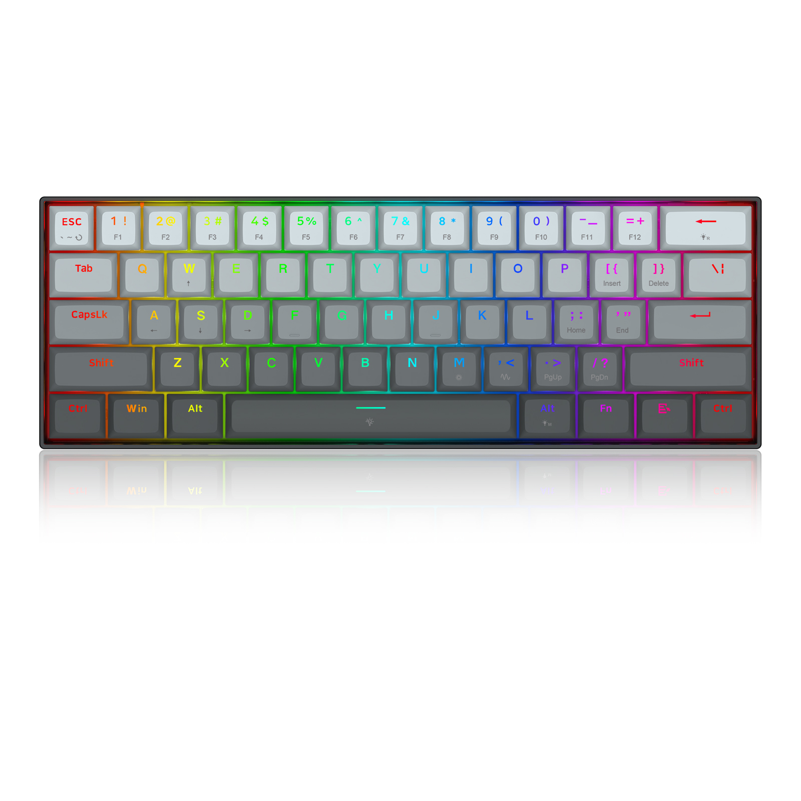 Redragon K617 60% Wired Magnetic Switch Gaming Keyboard, Rapid Trigger