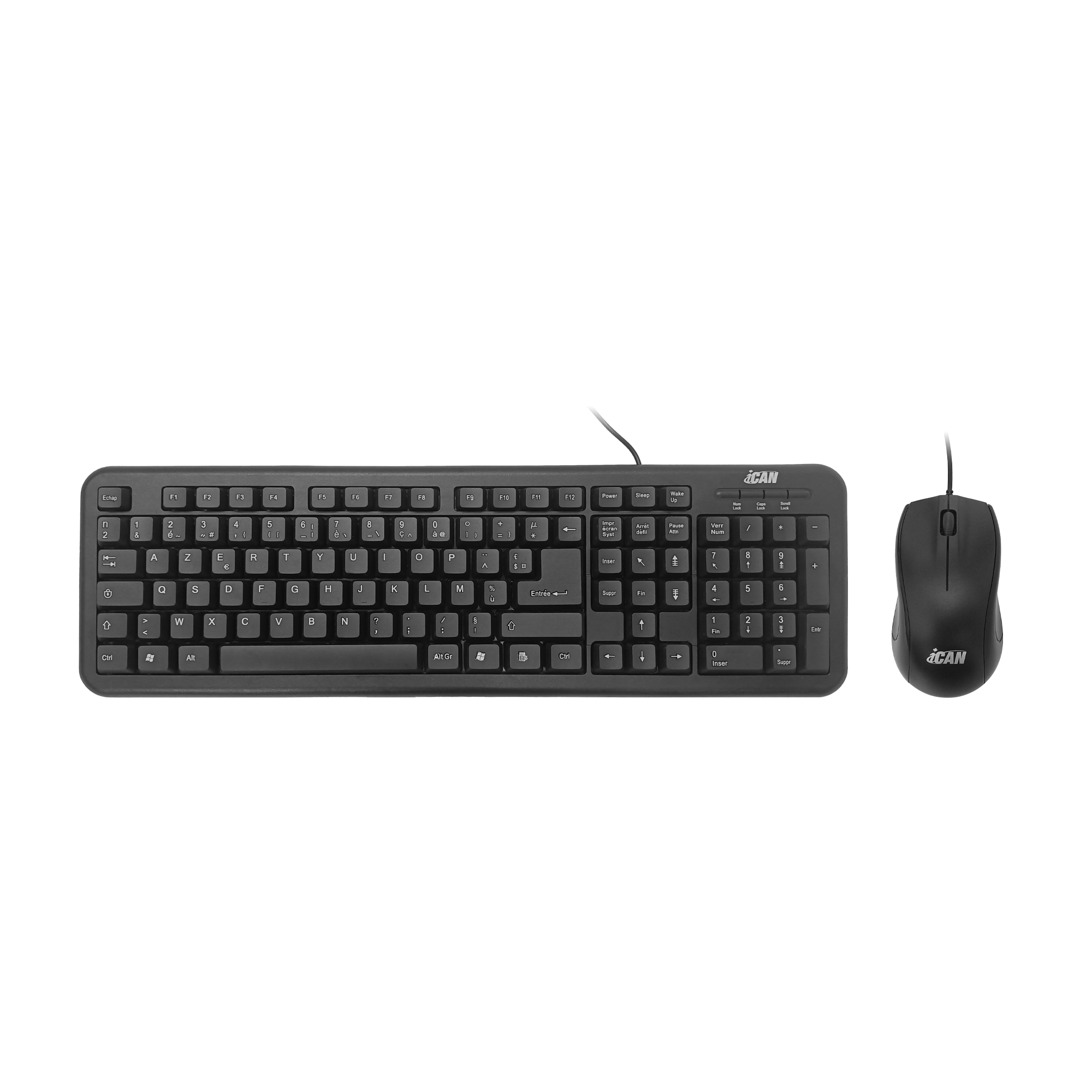 iCAN CK-918 Wired Bilingual Keyboard & Mouse Combo